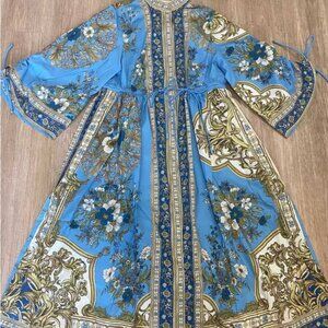 ZIMMERMAN Matchmaker floral-print linen dress